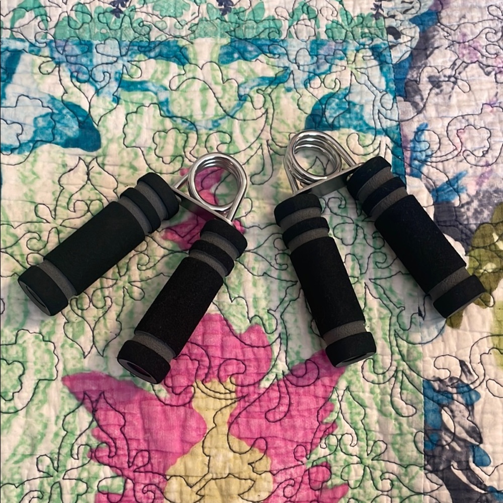 Black and Gray Hand Grippers